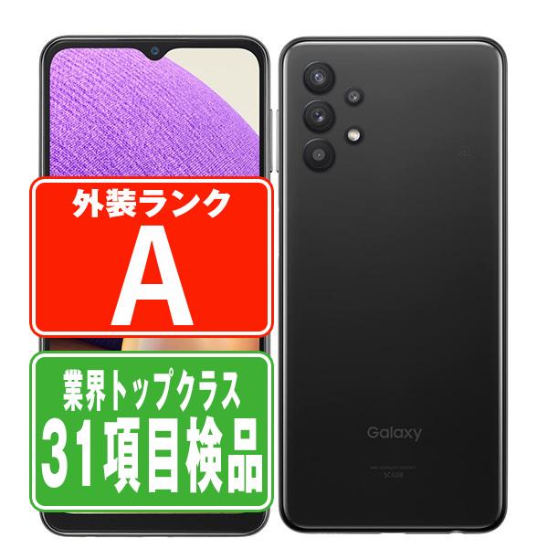 SCG08 Galaxy A32 5G オーサムブラック SIMフリー au 中古 スマホ 本体 美...