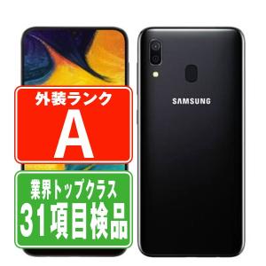 SCV43 Galaxy A30 ブラック SIMフリー au 中古 スマホ 本体 美品 7日間返品OK あすつく scv43bk8mtm｜garakei