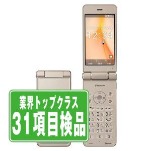 SH-01J AQUOS ケータイ Gold SIMフリー 中古 ガラケー 本体 良品 ドコモ 7日間返品OK あすつく sh01jgl7mtm｜garakei