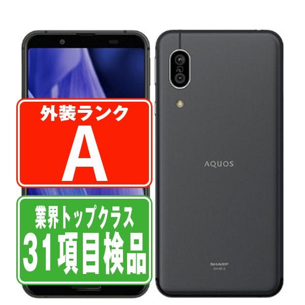 SHV48 AQUOS sense3 basic ブラック SIMフリー au 中古 スマホ 本体 ...