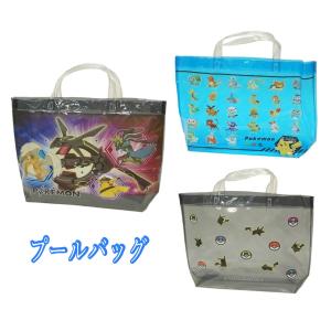 ポケモン プールバッグ ポケットモンスター ビーチバッグ 子供 キッズ マチ付き ビニール トート [バッグ]