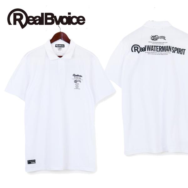 RealBvoice【リアルビーボイス】 RBV WATERMAN POLO SHIRT ホワイト ...