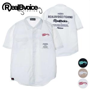 RealBvoice【リアルビーボイス】[FISHINGライン]FISHING WARRIOR WORK SHIRT シャツ 半袖 メンズ｜garakuta-ga