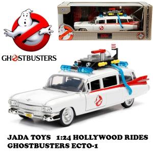 1:24 Hollywood Rides Ghostbusters ECTO-1 【 ゴーストバスターズ ECTO-1 】 ミニカー 車 父の日 プレゼント 新品 映画 レア｜garakuta-ga