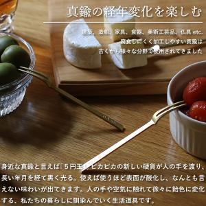 東屋 姫フォーク 真鍮 5本セット ヒメフォー...の詳細画像3