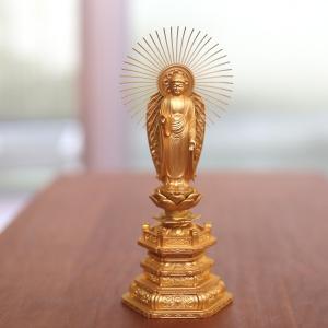 仏像 阿弥陀如来立像 浄土真宗 御西用 23.5cmの詳細画像4