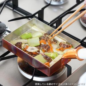中村銅器製作所 銅玉子焼鍋 15角 銅製 フラ...の詳細画像4
