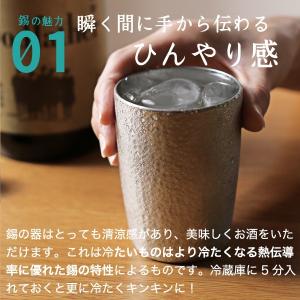 送料無料 名入れ 錫製 タンブラー ベルク大 ...の詳細画像2