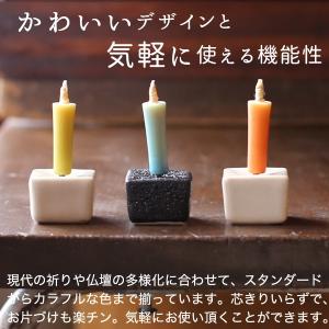 和ろうそく 米ぬかろうそく まめ アースカラー...の詳細画像2