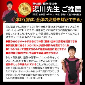 猫背矯正ベルト 姿勢矯正 男性用 背筋 まきが...の詳細画像2