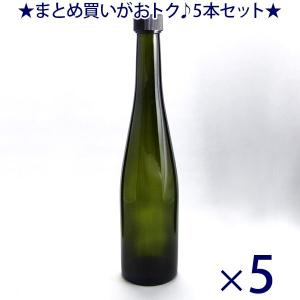 ガラス瓶 酒瓶 清酒1800-GLSET（一升瓶）グリーンセット 1800ml 3本組