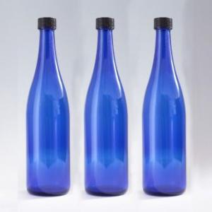 ガラス瓶 酒瓶 清酒1800-GLSET（一升瓶）グリーンセット 1800ml 3本組