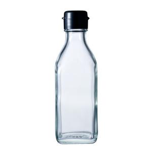 ガラス瓶 ドレッシング・タレ瓶 調味200角-HC-F 200ml-48本セット- sauce bottle｜garasubin