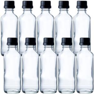ガラス瓶 ドレッシング瓶・タレ瓶 FS200P 200ml -10本セット-｜garasubin