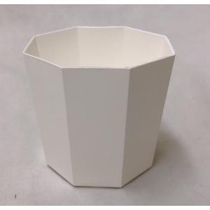 プラ鉢 2.5Y 白 10個セット 八角形 多肉 サボテン 山野草