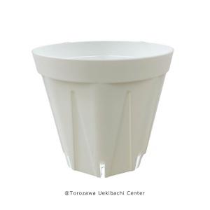 スリット鉢　プラ鉢　7.5cm 2.5号　白（ホワイト）　10個
