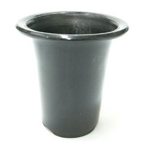 洋蘭プラ鉢 5号 10個 黒ラン鉢 プラ鉢 15cm 薔薇 クリスマスローズ