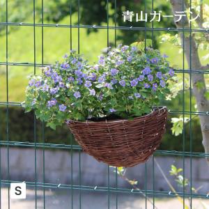 ハンギング 壁掛け 寄せ植え 菜園 タカショー / ラタンウォールハンギングバスケット S /小型｜garden