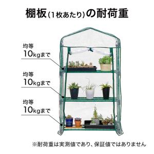 タカショー ビニールハウス 家庭用 簡易温室 ...の詳細画像3