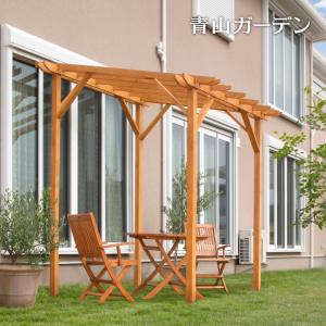 パーゴラ 天然 木 ウッド ACQ バラ クレマチス 誘引
