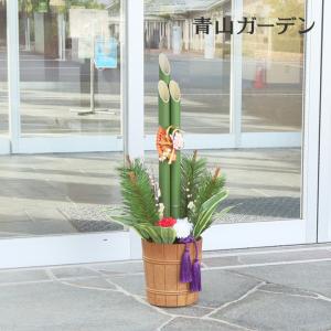 100円OFF 門松 造花 正月 業務用 施設 店舗 木鉢 / 2022年