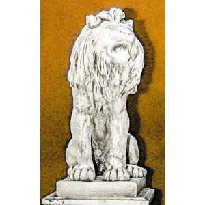 イタリア製動物石像（ガーデンオーナメント） エステ家のライオン（右