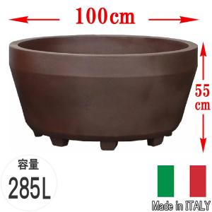 イタリア製 プランター ザラ100 直径100cm 高さ72cm 大型 大きい 鉢