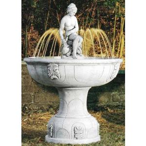 イタリア製 噴水 壁泉 ライオンと子供 DECORGARDEN FO2645 デコール