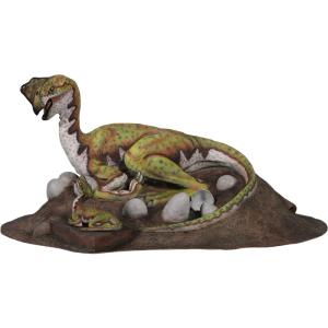 恐竜 爬虫類 卵 オブジェ オヴィラプトル リアル 置物 実物大 フィギュア 大きい インテリア 店舗 什器 飾り 庭 ガーデン イベント FRP ディスプレイ fr200018