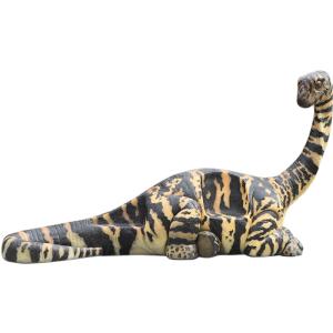 FRP恐竜 オブジェ ロエトサウルス恐竜のベンチ 置物 椅子 いす イス リアル 爬虫類 実物大 看板 店舗 屋外 映え イベント 装飾 巨大ディスプレイ fr210179