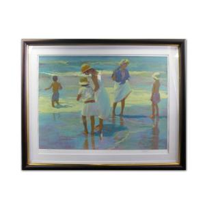 ドンハットフィールド　「サマーホリデー」　PP 17/20 Printer's Proof 絵画 リトグラフ 版画