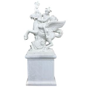 天然大理石彫刻 収穫のヴィーナス 秋 ピンク H232cm ヴィーナス 女神