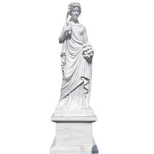 大理石彫刻 女神の胸像 A 石像 H67cm インテリア 置物 美術品 オブジェ