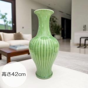李朝 青花窓絵草花文面取壺 全高約29cm 韓国 朝鮮 希少 花瓶 白磁 染付