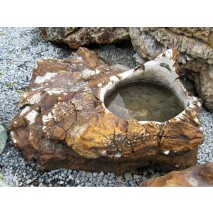 つくばい 珪化木 木化石 水鉢 手水鉢 大きい...の詳細画像4