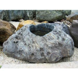 手水鉢 水鉢 たまり石 天然石 庭石 つくばい...の詳細画像3