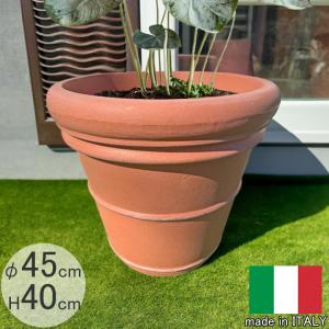 訳あり イタリア製 テラコッタ 大型 ラウンドポット φ89cm プランター