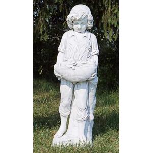 子供像の陶器製ガーデンオーナメント イタリア製子供像（ガーデン オーナメント） 小便小僧 MANNKENPIS