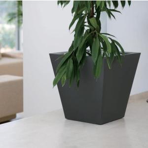 スペイン製 デザイナーズ プランター 角型コノ シングル 80 幅80cm 高さ80cm スクエア シンプル 植木鉢 樹脂 鉢カバー CONO QUADRADO VN-41180 ボンドム VONDOM