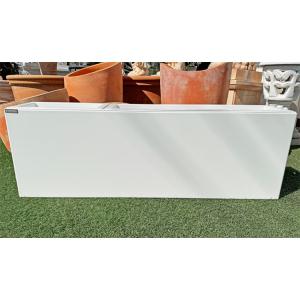 大型 アルミ プランター イタリア製 BYSTEEL テトリスI ホワイト 屋外 屋内 軽量 高耐久 防錆 粉体塗装 植木鉢 観葉植物 ワイド ホテル おしゃれ 高級