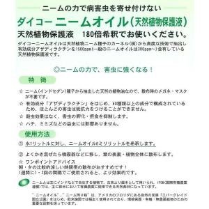 ダイコー ニームオイル 1L〜高品質天然植物保...の詳細画像3