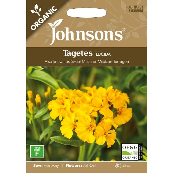 【種子】 Johnsons Seeds ORGANIC Tagetes LUCIDA オーガニック ...