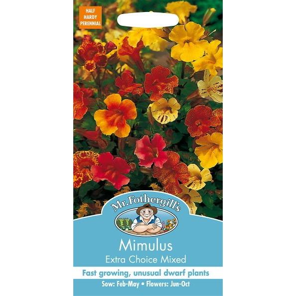 花種子 Mr.Fothergill's Seeds Mimulus Extra Choice Mix...
