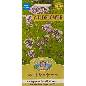 【種子】Mr.Fothergill's Seeds WILDFLOWER Wild Marjoram ワイルドフラワー ワイルド・マジョラム ミスター・フォザーギルズシード｜gardeningivy