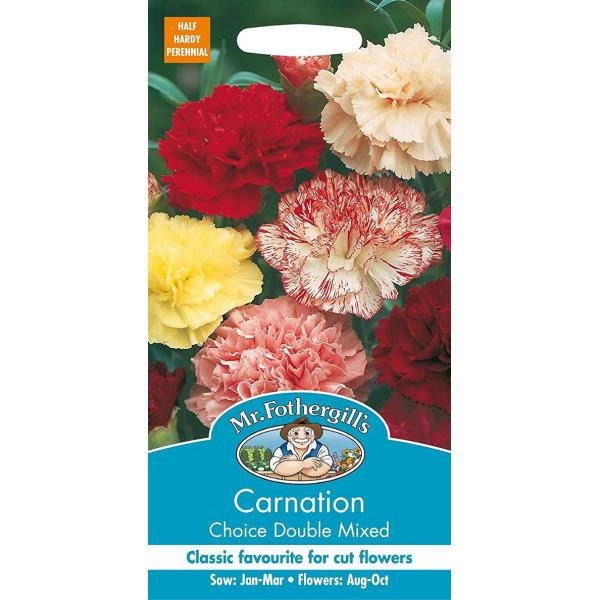 【種子】Mr.Fothergill&apos;s Seeds Carnation Choice Double ...