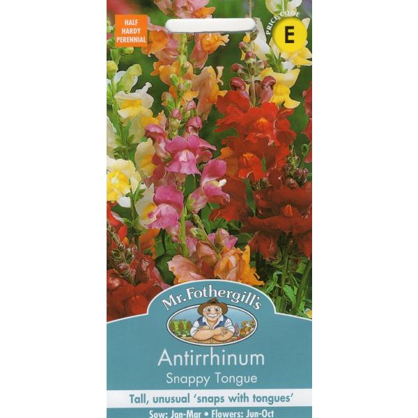 【種子】Mr.Fothergill&apos;s Seeds Antirrhinum Snappy Tongu...