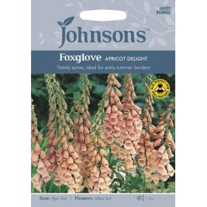Johnsons Seeds Foxglove Apricot Delight フォックスグローブ アプリコット デライト ジョンソンズシード