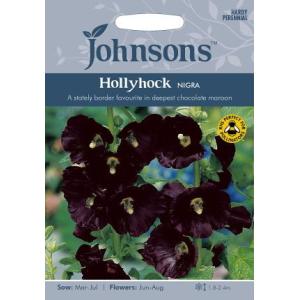 【種子】Johnsons Seeds Hollyhock NIGRA ホリホック（タチアオイ） ニゲ...