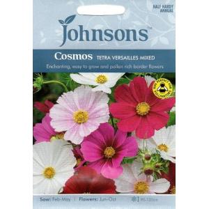 【種子】Johnsons Seeds Cosmos Tetra Versailles Mixed コ...