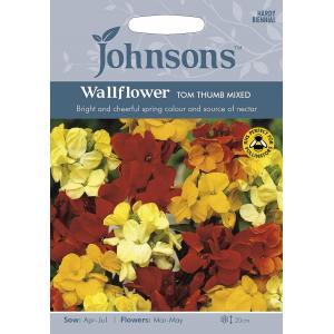 【種子】 Johnsons Seeds Wallflower Tom Thumb Mixed ウォールフラワー トム・サム・ミックス ジョンソンズシード｜Gardener s Shop Ivy